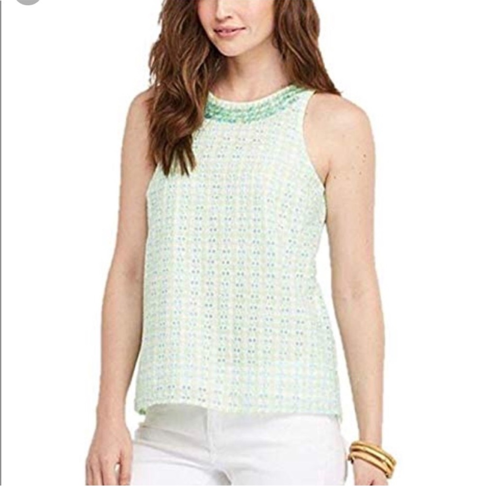 Vineyard Vines Ripple Eyelet & Gingham Blouse - Picture 6 of 6